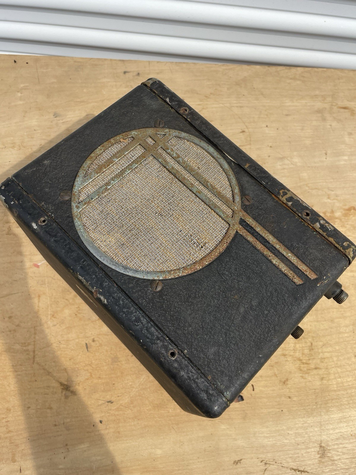 Antique 1940's - 1950's Car Radio Parts or Repair Cool Piece