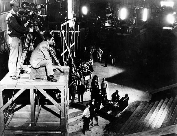 Ernst Lubitsch 28.01.1892 Director actor filming in a studio in Ho- Old Photo