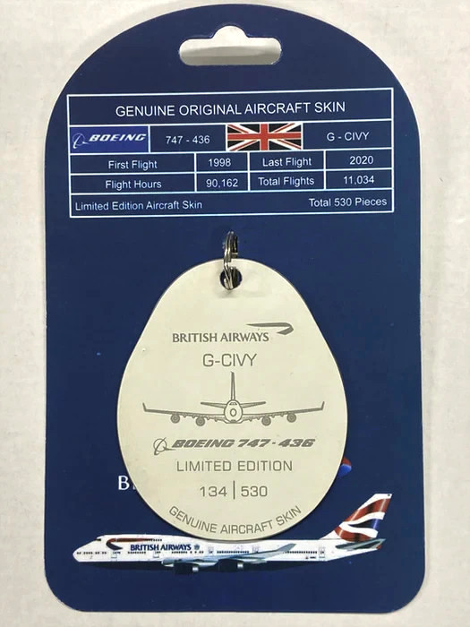 Aircraft Skins Original Aircraft Skin Boeing 747-436 British Airways G-CIVY