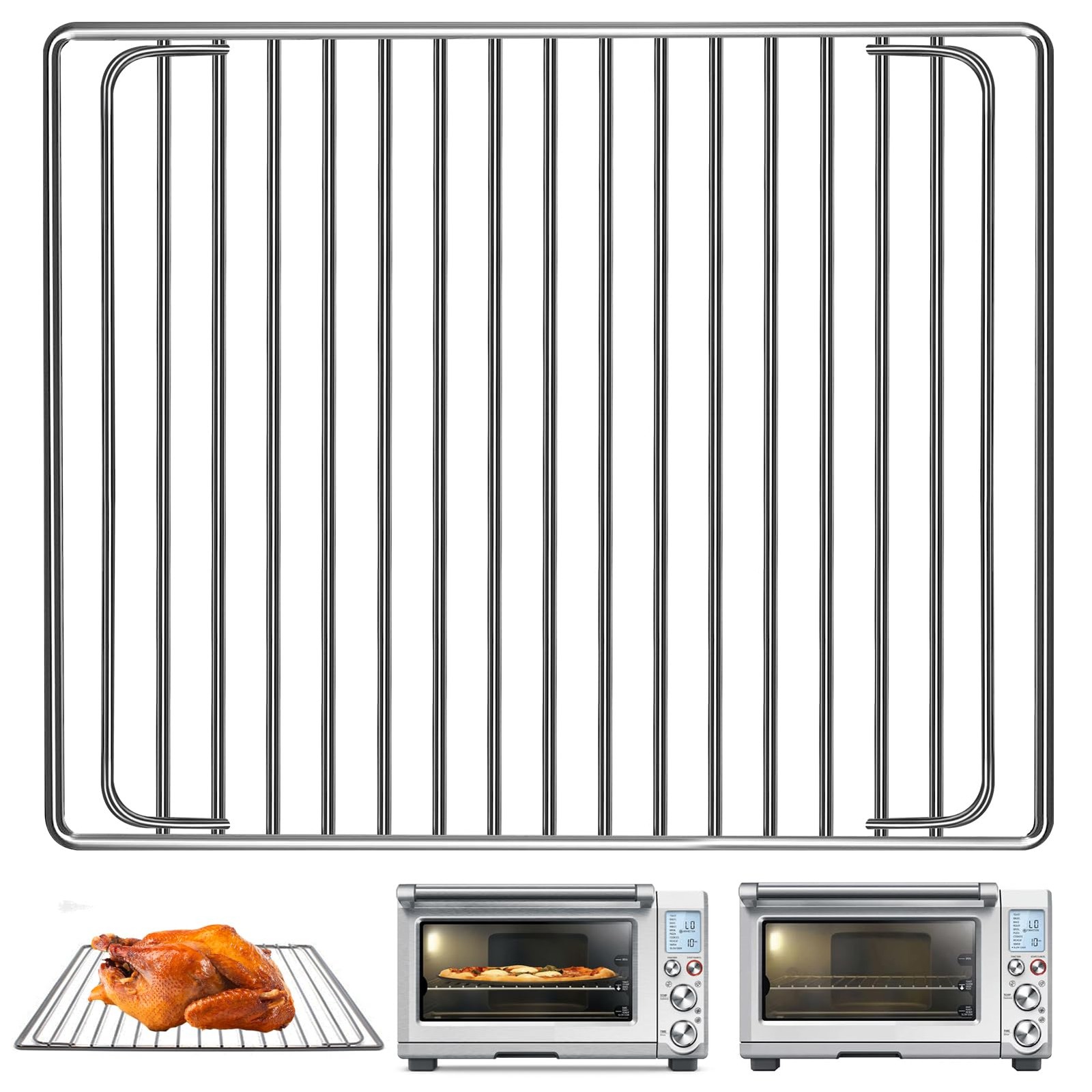Smart Oven Rack for Breville Air Fryer Countertop Oven BOV845BSS, 14''×11.6''...
