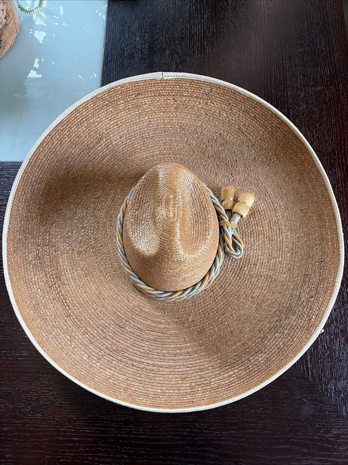 Vintage Authentic Mexican Sombrero La industrial Francisco Soto B. Hat 23” EUC”