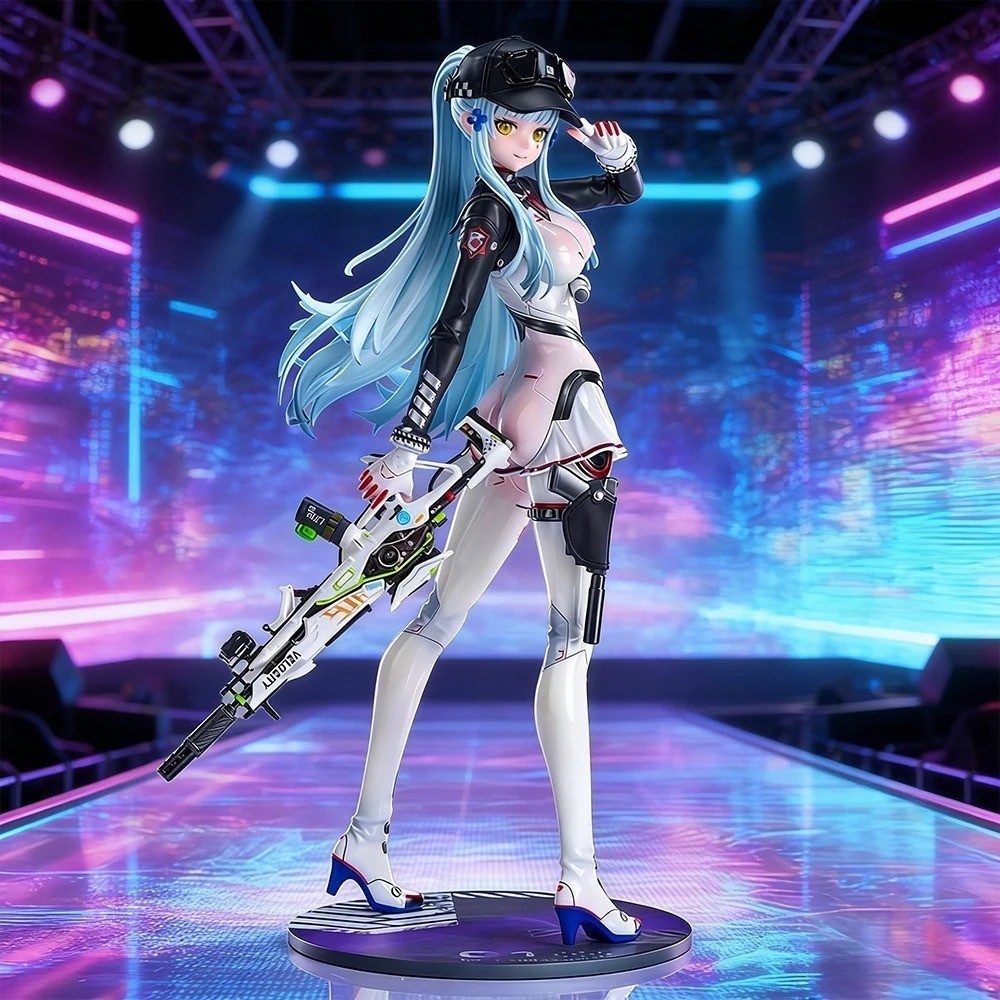 Girls Frontline 2 Klukai HK416 24cm PVC Anime Figure Mecha Girl Statue