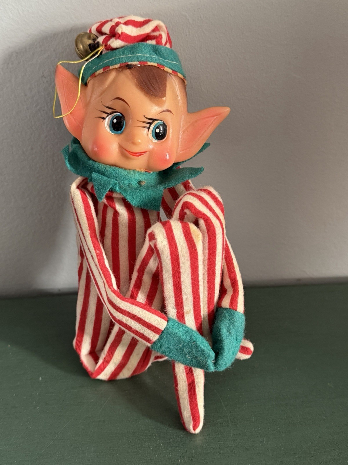Christmas Pixie Elf Japan Knee Hugger Red White Stripes Clothes