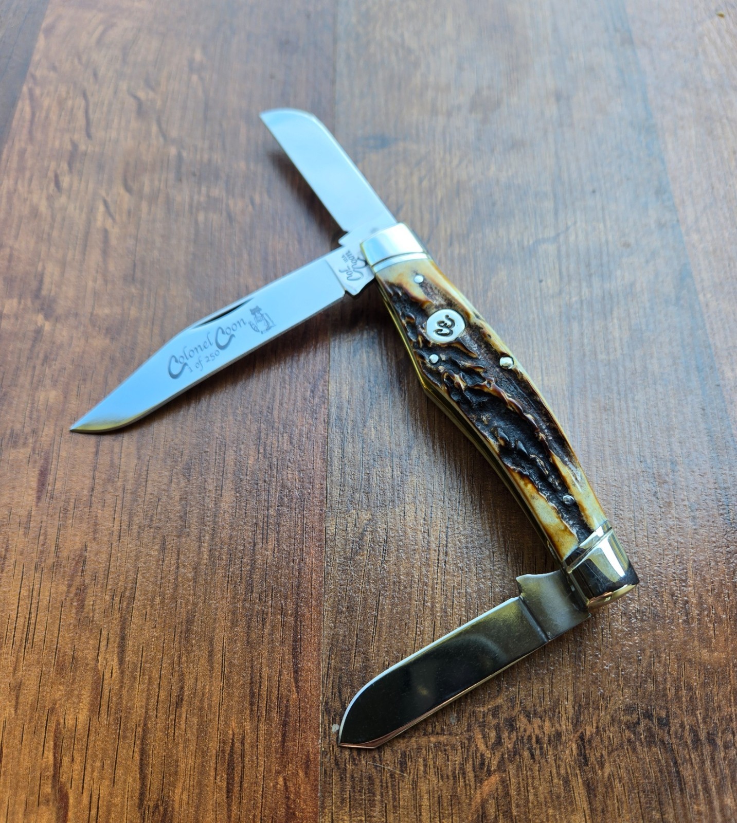 Colonel Coon Reverse Gunstock Stockman Knife Colonel Coon Reverse Gunstock Stockman Knife