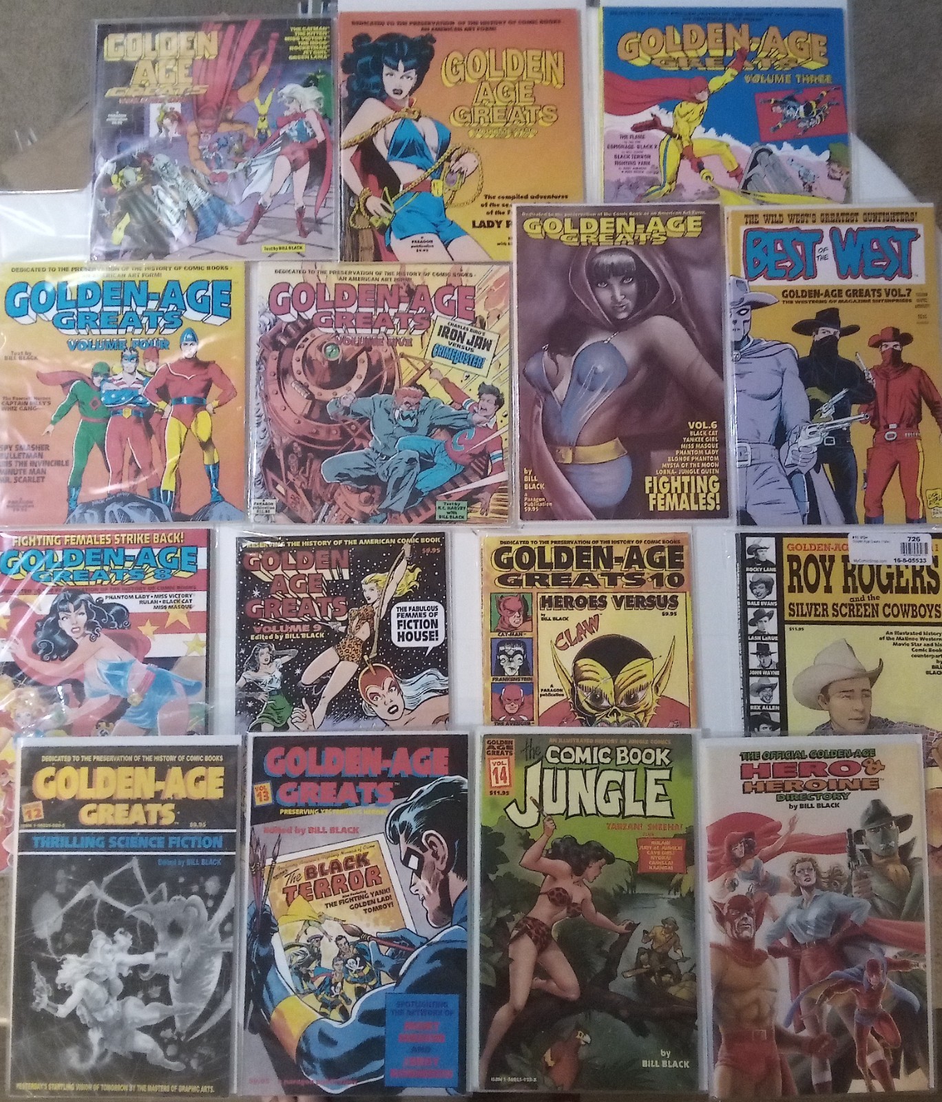 Golden-Age Greats Volumes 1-14 Matt Baker Alex Toth Frank Frazetta Tarzan Sheena