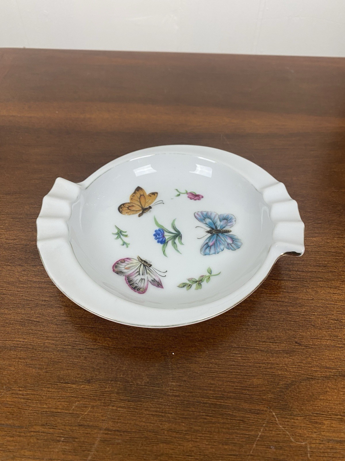 Vintage 5-Star Luxury The Carlyle Hotel New York NYC Butterfly Ashtray Dish