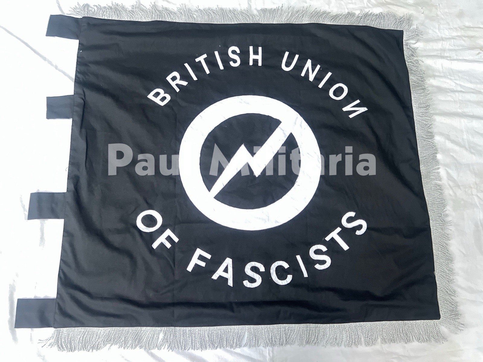 1930’s Oswald Mosley British Union of Fascists (B.U.F) Banner / Standard 1930’s Oswald Mosley British Union of Fascists (B.U.F) Banner / Standard