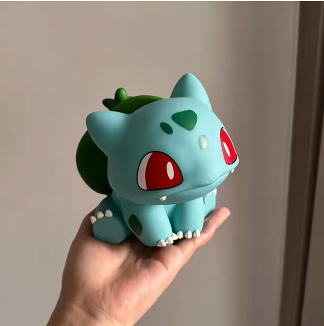 Bulbasaur Pokemon Figure Cute Collectible Toy Desktop Decor Gift for Kids Fans