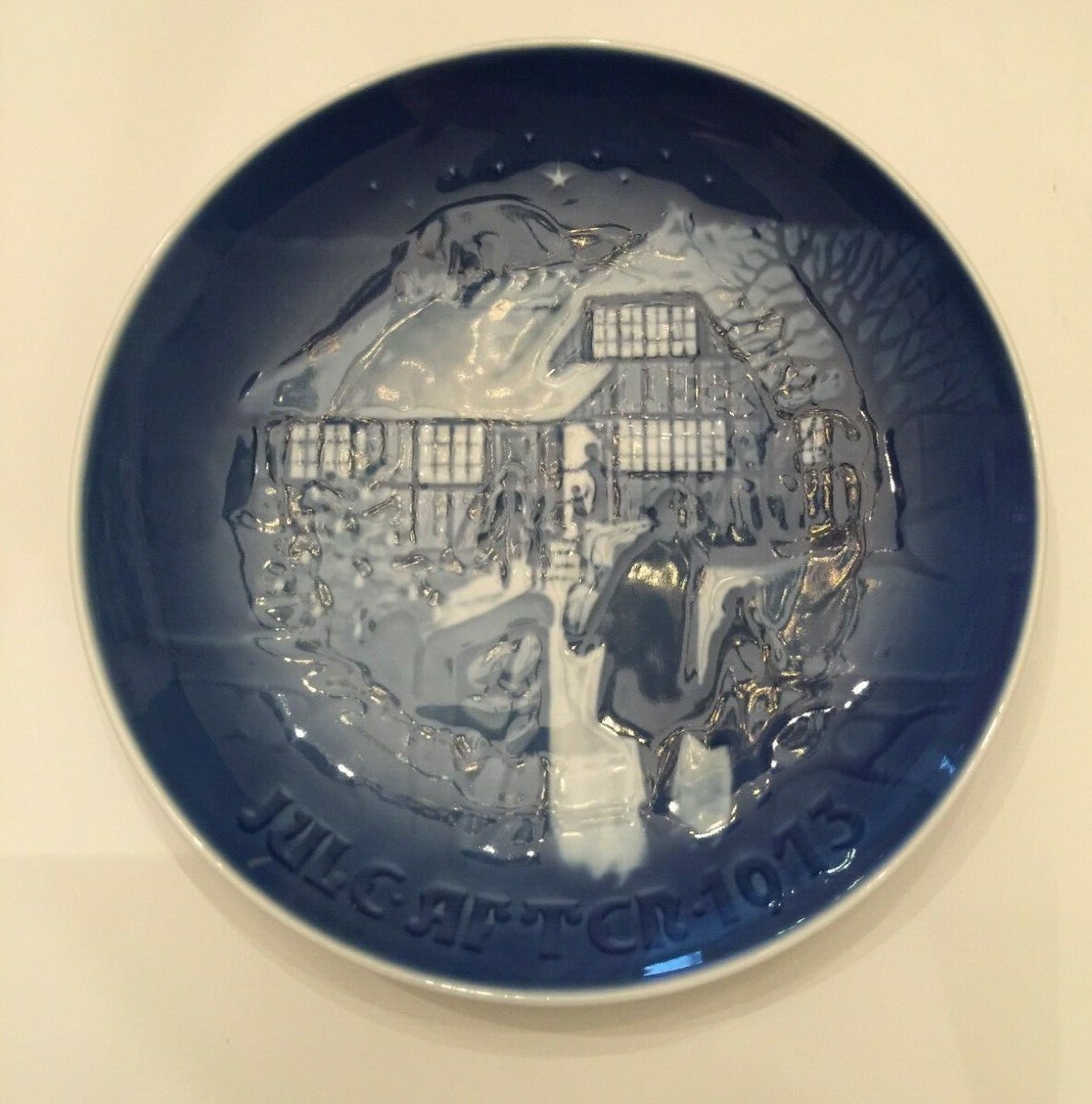 Bing & Grondahl Country Christmas Collector Plate 1973 Porcelain