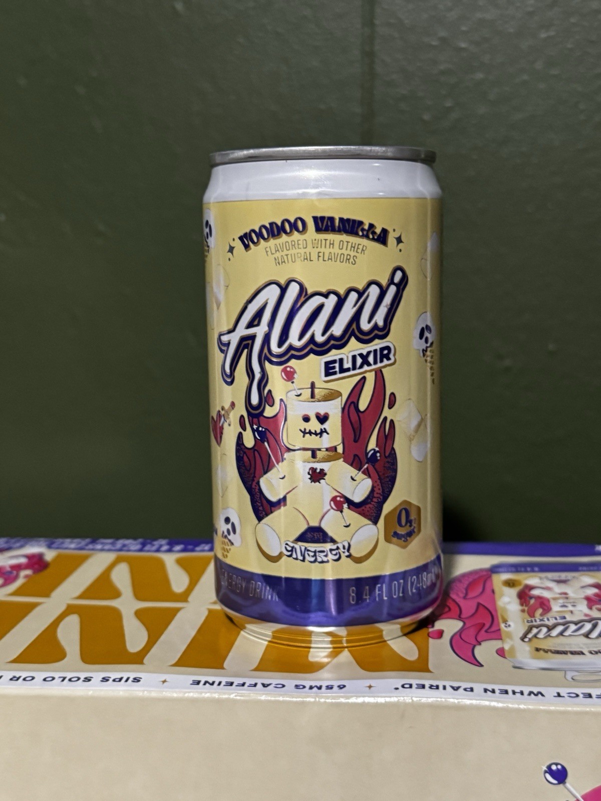 Alani Nu Voodoo Vanilla Energy Elixir - Single Can (8.4 fl oz) - LIMITED EDITION Alani Nu Voodoo Vanilla Energy Elixir - Single Can (8.4 fl oz) - LIMITED EDITION