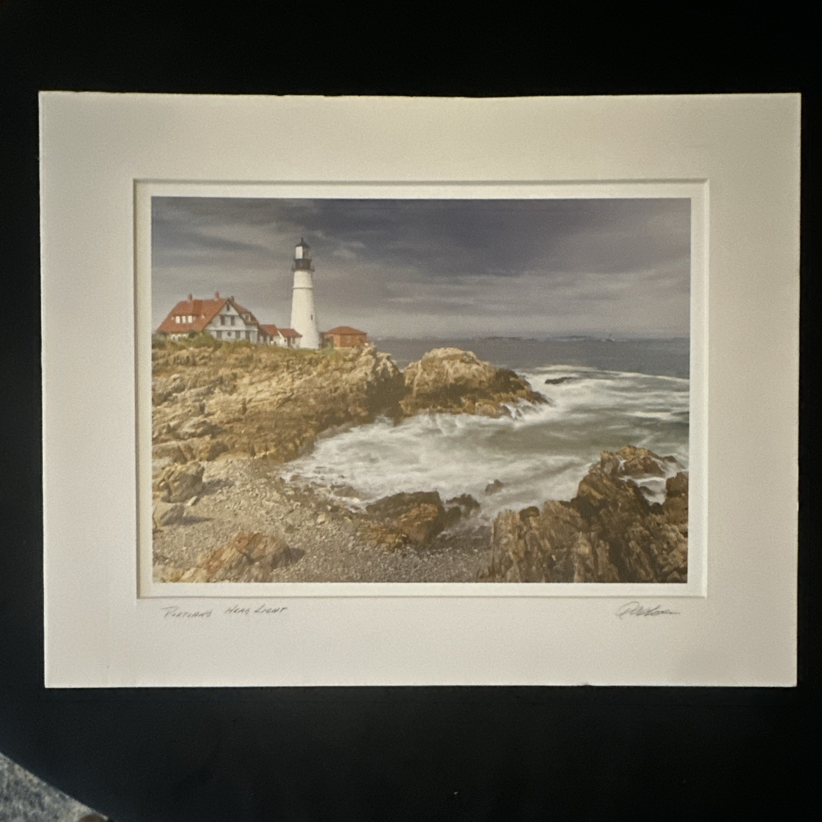 Portland Head Light Drawn Photo Portland Maine ME