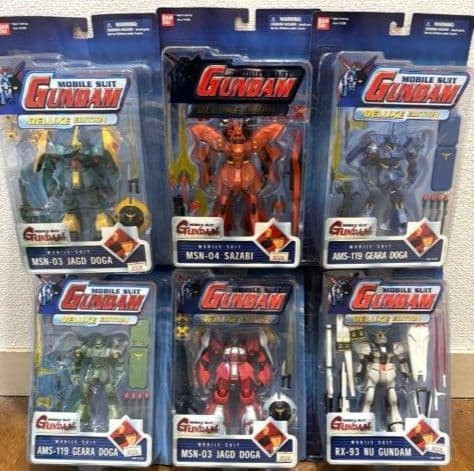 BANDAI Mobile Suit Gundam Char\'s Counterattack 6 Figure Set Unopened
