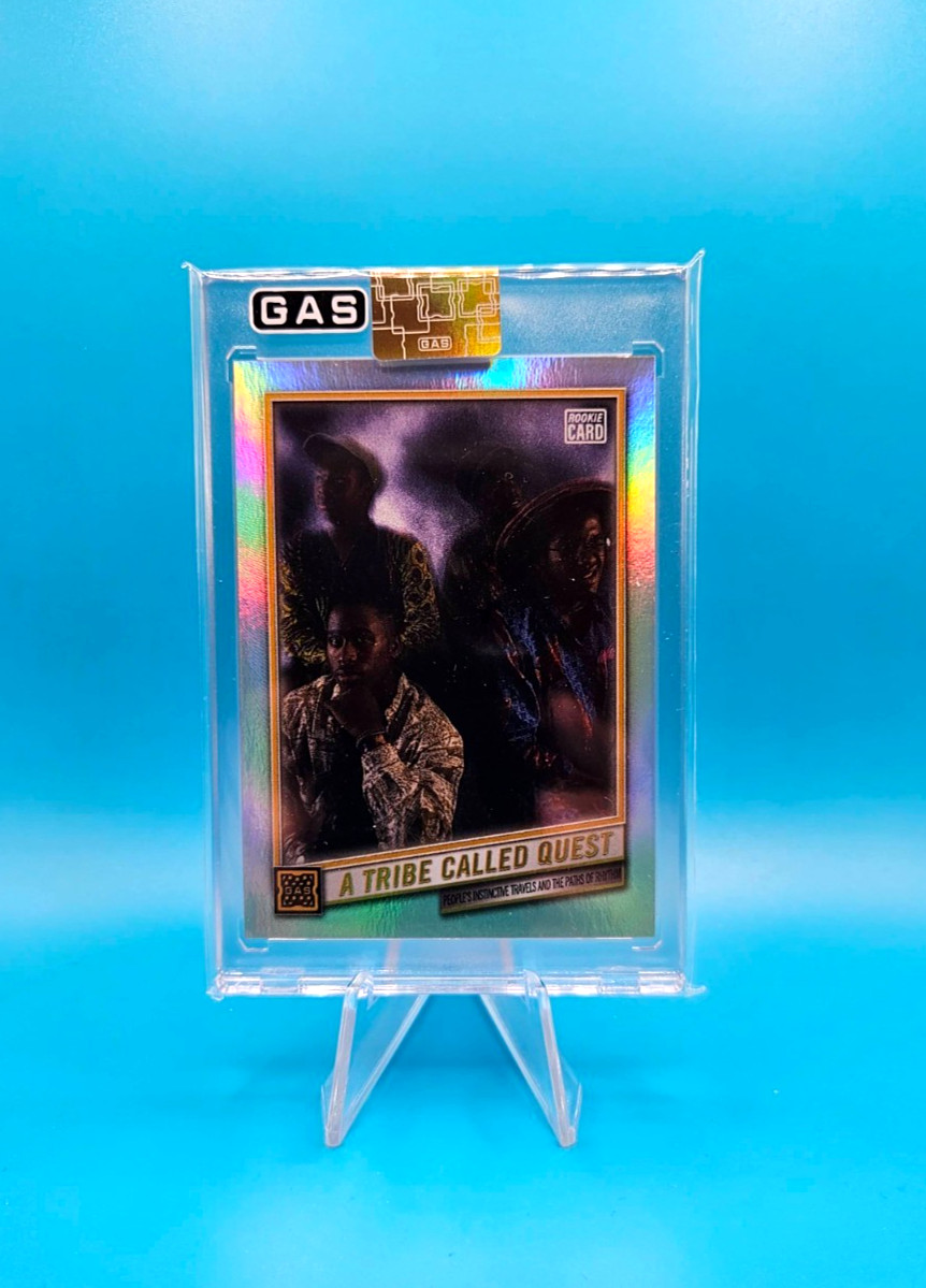 GAS - A Tribe Called Quest /10 Rainbow Foil Encased Card - ATCQ GAS - A Tribe Called Quest /10 Rainbow Foil Encased Card - ATCQ
