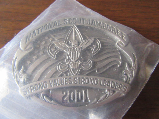 2001 National Jamboree Pewter Belt Buckle       NPC3
