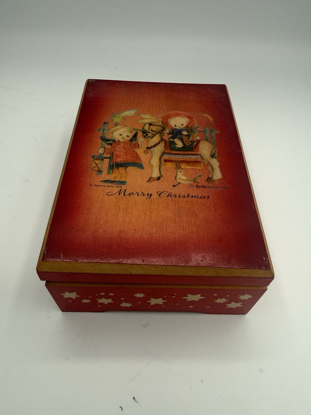 Vintage 1976 Hummel Sacred Journey ANRI Schmid Music Box Joy to the World