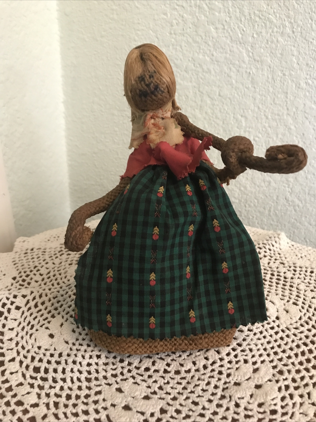 Fransart vintage folk rope doll 