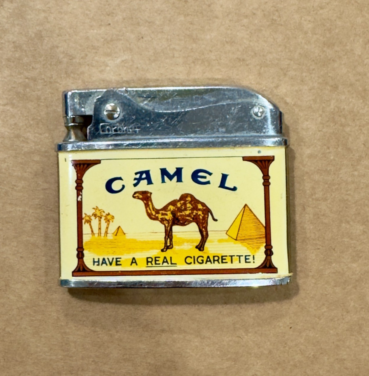 Camel Vintage 1950s Have a Real Cigarette Lighter Coronet Super Lighter Japan