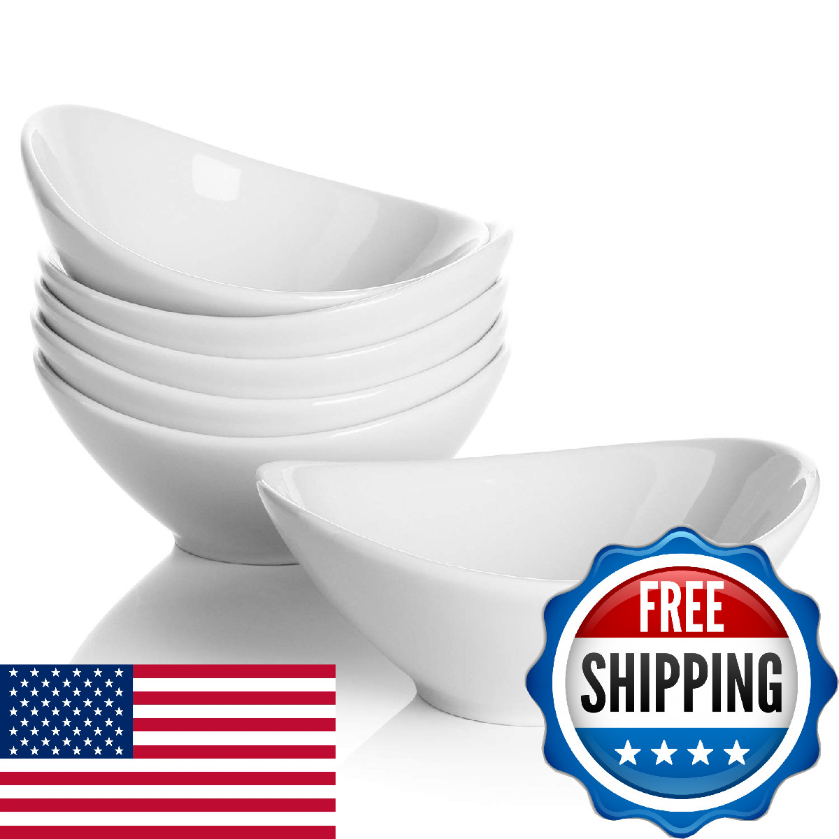 Teocera 5 Inch Porcelain Small Bowls Set 6 Ounce Small Serving Bowls For Teocera 5 Inch Porcelain Small Bowls Set 6 Ounce Small Serving Bowls For