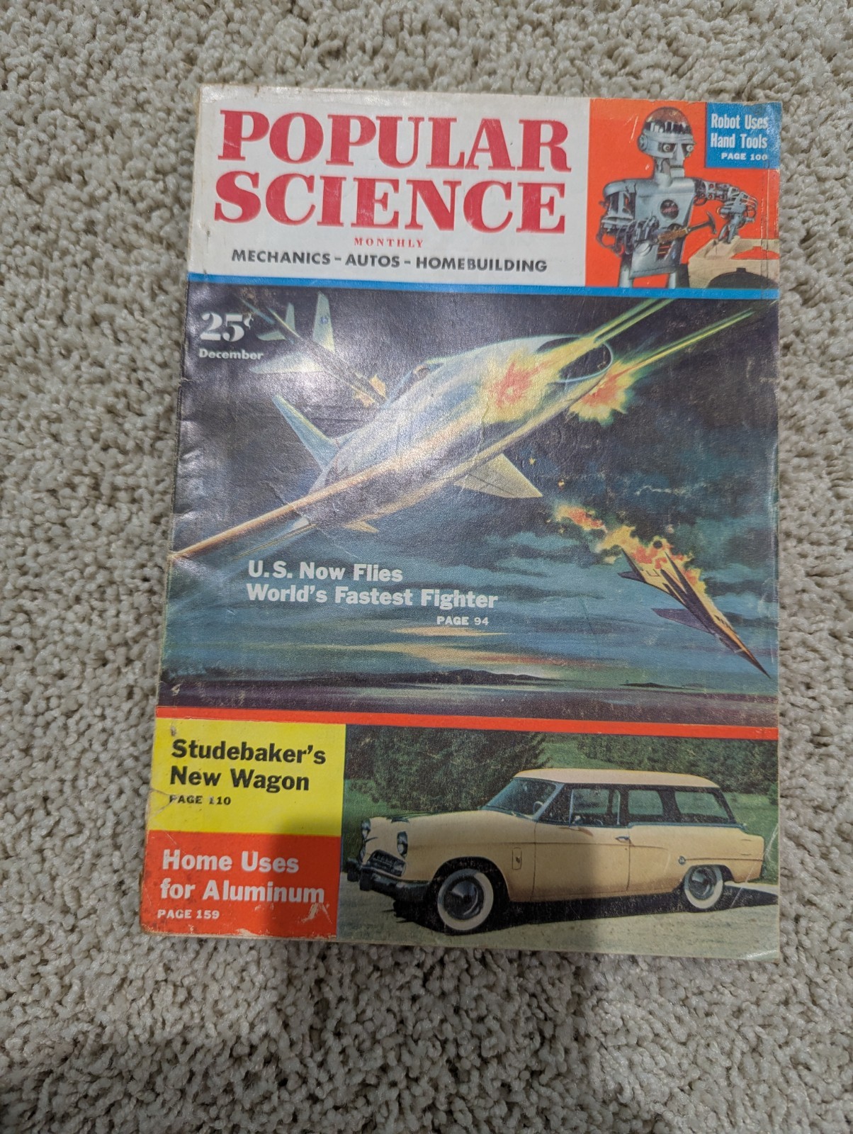 Popular Science (December 1953) 'U.S. Now Flies World's Fastest Fighter'