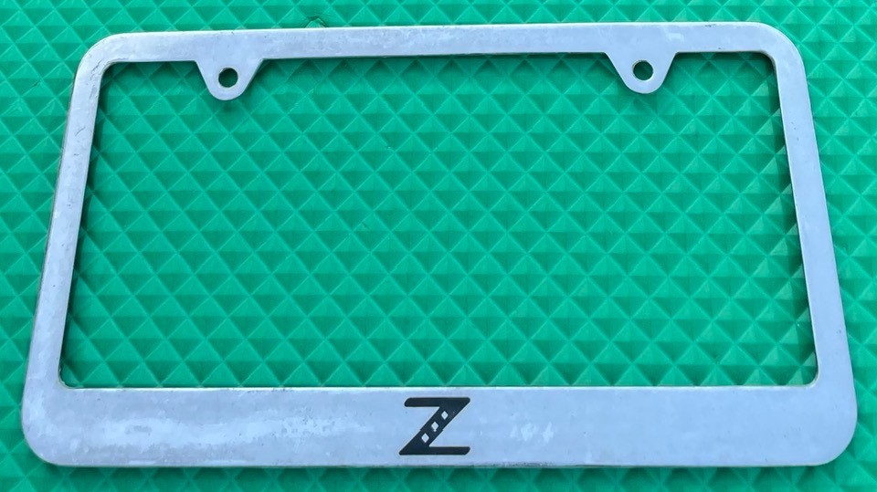 Z Booster License Plate Frame Z28 240Z 280Z Classic Car Muscle Hot Rod METAL