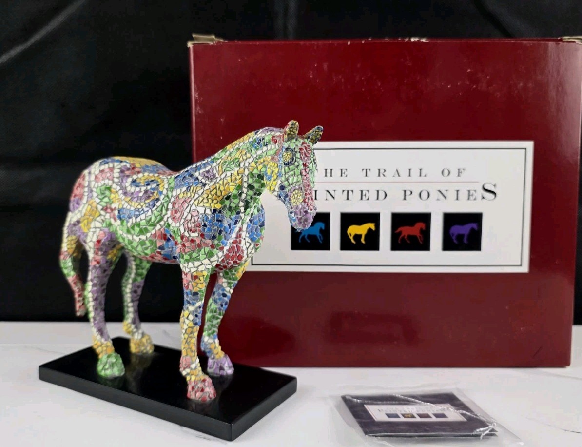 Trail Painted Ponies Caballo Brillante #1456 3106 Factory Error 2003 Box Tag