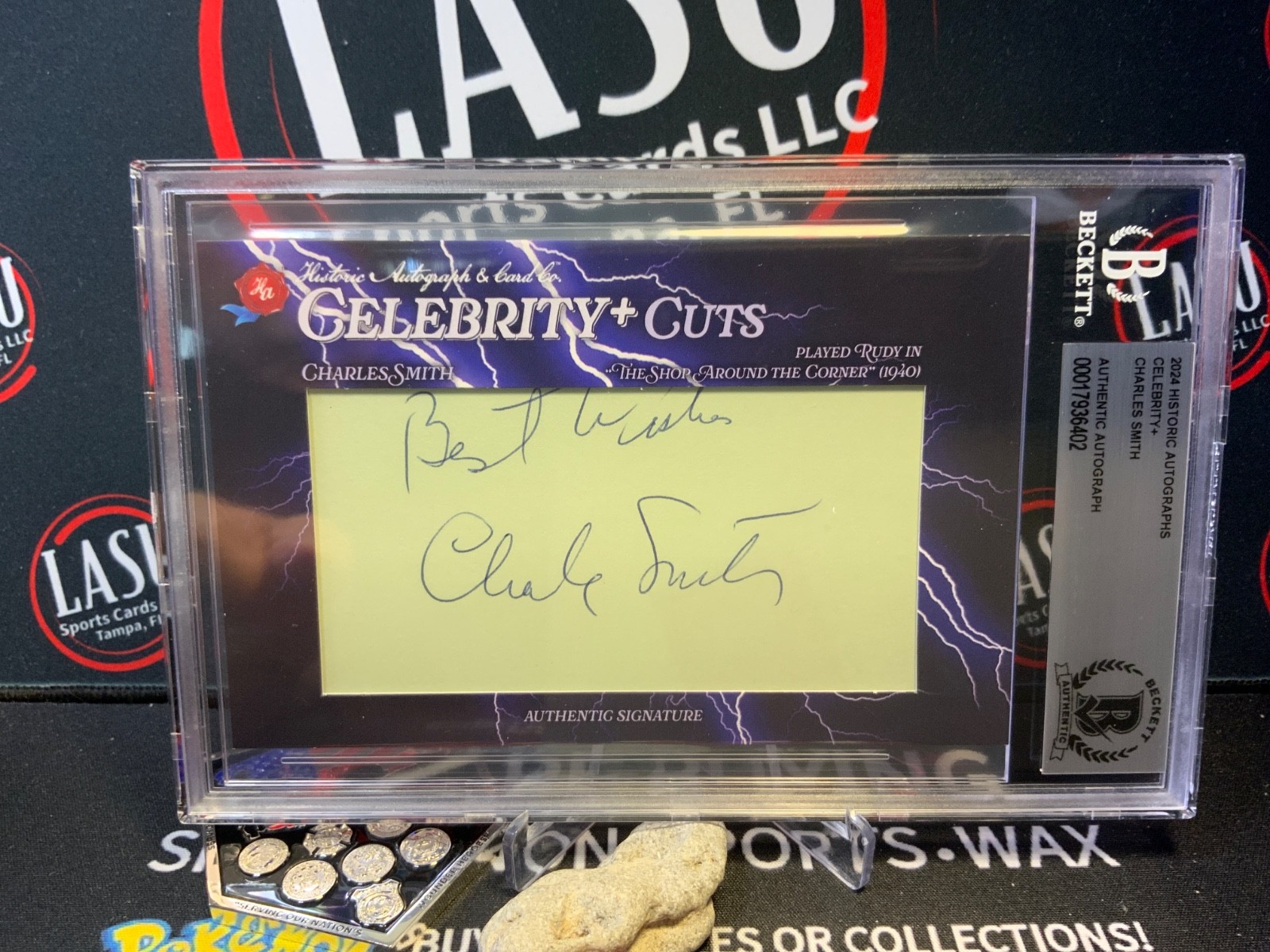 Charles Smith cut autograph 2024 Historic Celebrity+ auto 2/2 Actor