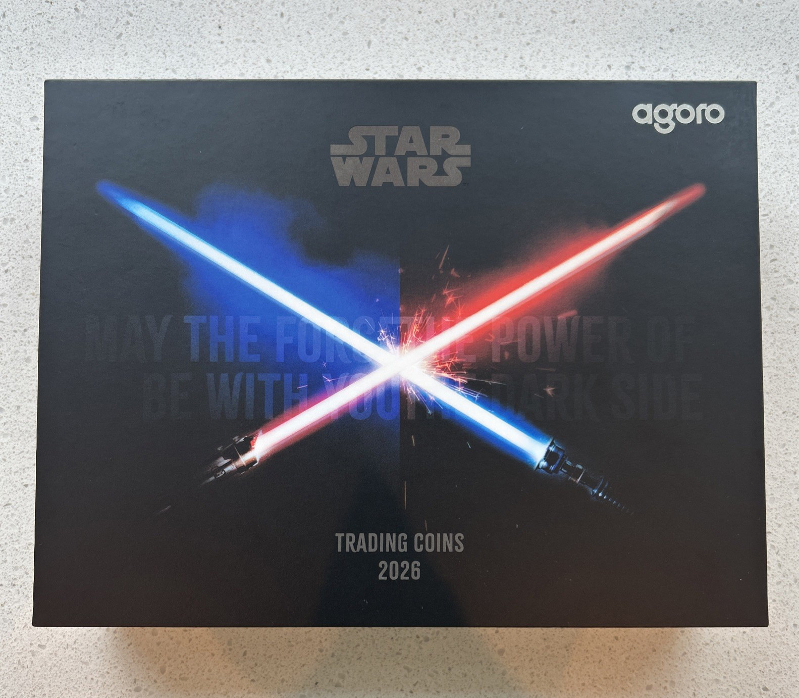 2026 Agoro Star Wars Anakin Skywalker & TIE Fighter 2x 1oz .999 Silver /250 /150