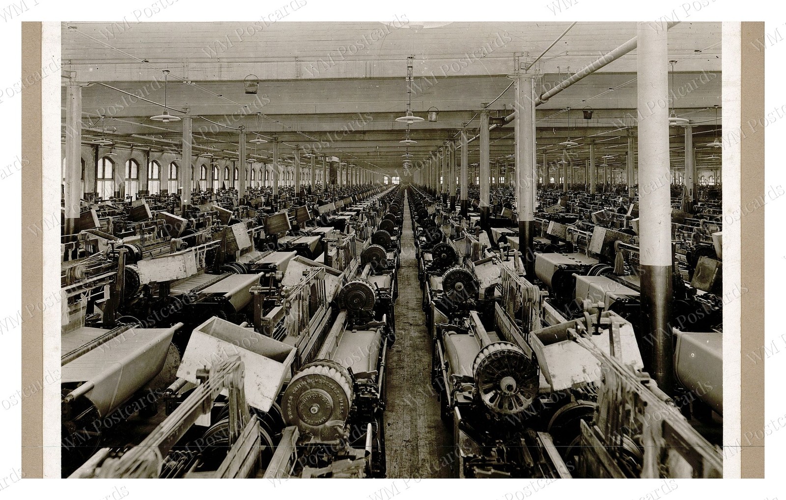 Lawrence Massachusetts 1921 Arlington Mills Looms Standard Postcard
