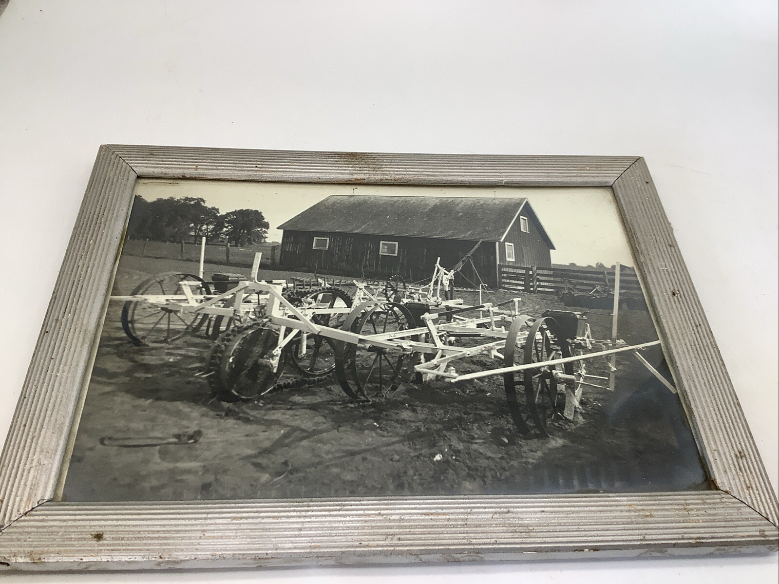 Real Photo Farm Implement Planter 1940/50’s Era 11.5x8.5” B&W Vintage Real Photo Farm Implement Planter 1940/50’s Era 11.5x8.5” B&W Vintage