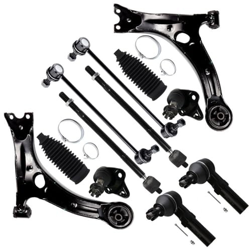 12-PC SET Suspension Kit for 2009-2013 for Toyota Corolla Front Lower Control