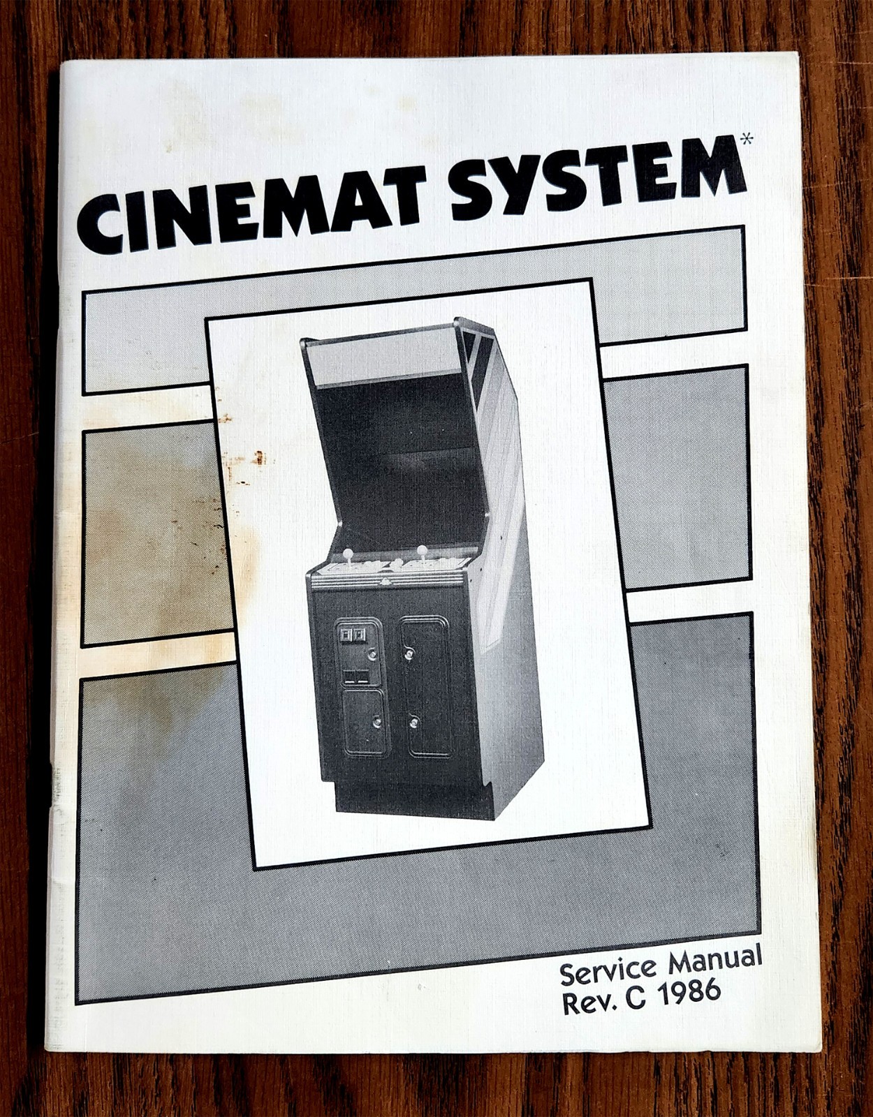 CINEMAT SYSTEM Cinematronics Service Manual Printing 1986 Video Game Vintage #7