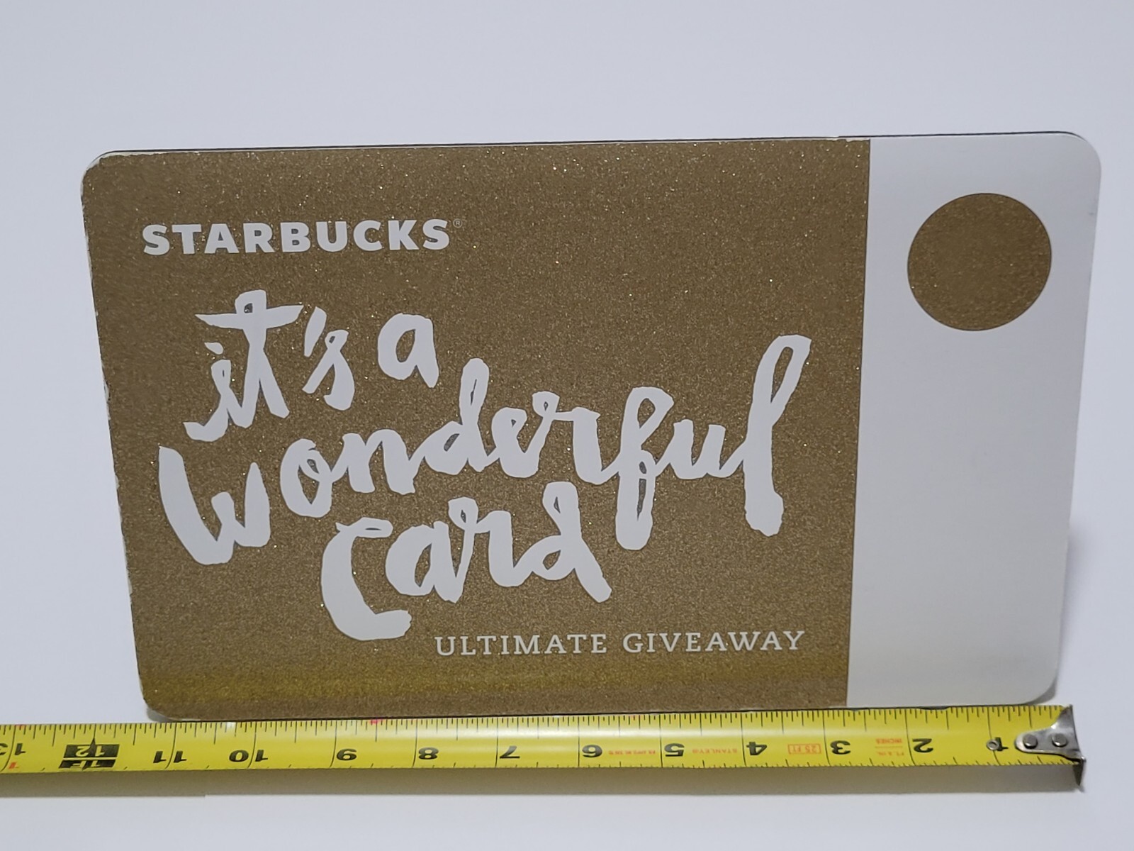 Starbucks It\'s A Wonderful Card Ultimate Giveaway Retired Promo Display Wall Art