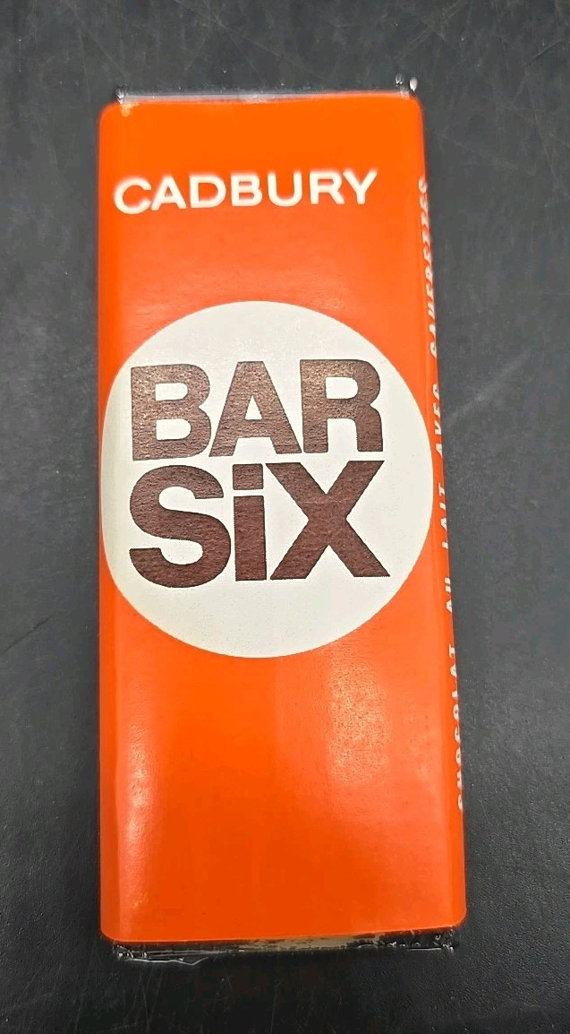 Vintage Cadbury’s Bar Six Canadian Milk Chocolate Bar Still Sealed
