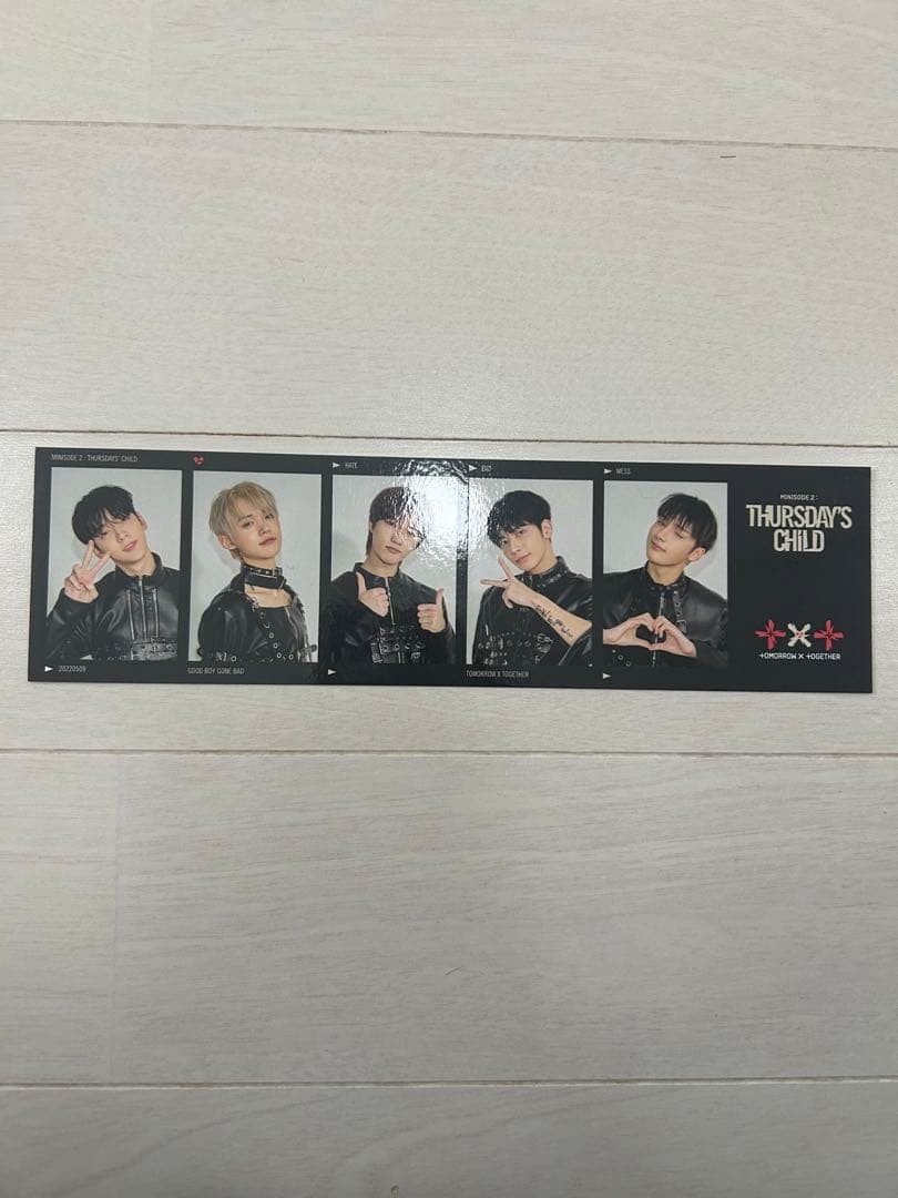TXT Thursday's child photo strip limited to 1000 pieces
