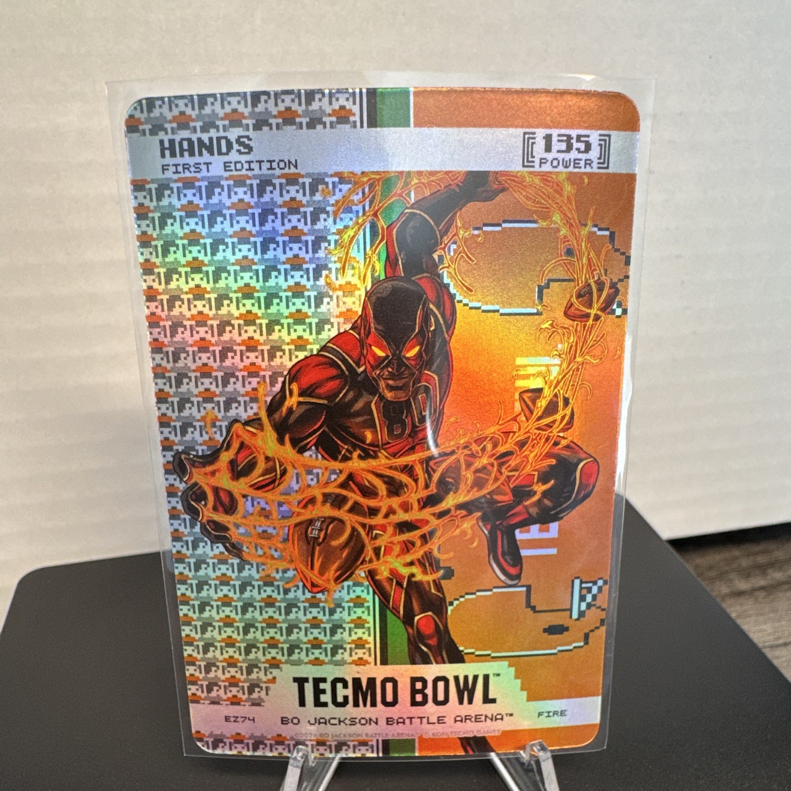 Hands 2026 Tecmo Bowl Bo Jackson Battle Arena Fire JERRY RICE EZ74 Hologram