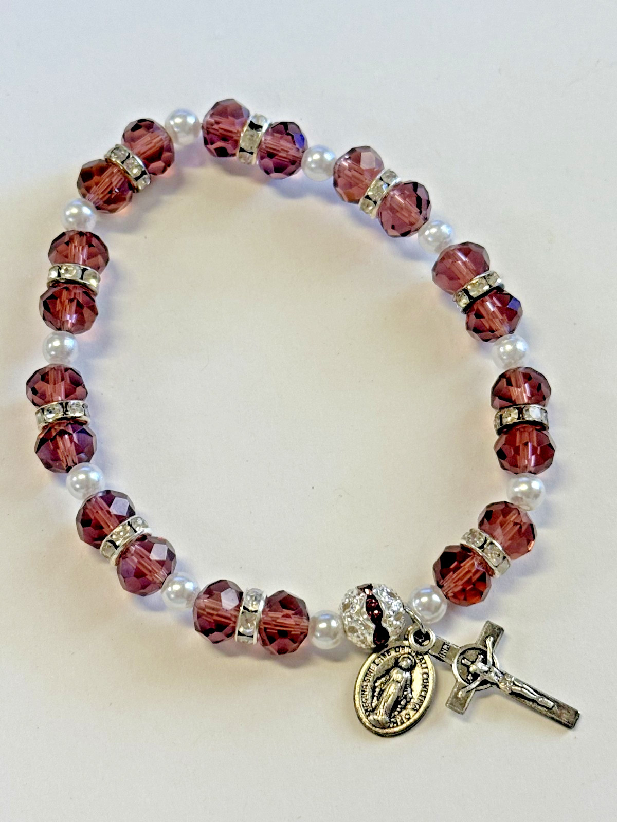 Crystal Rosary 7.5\