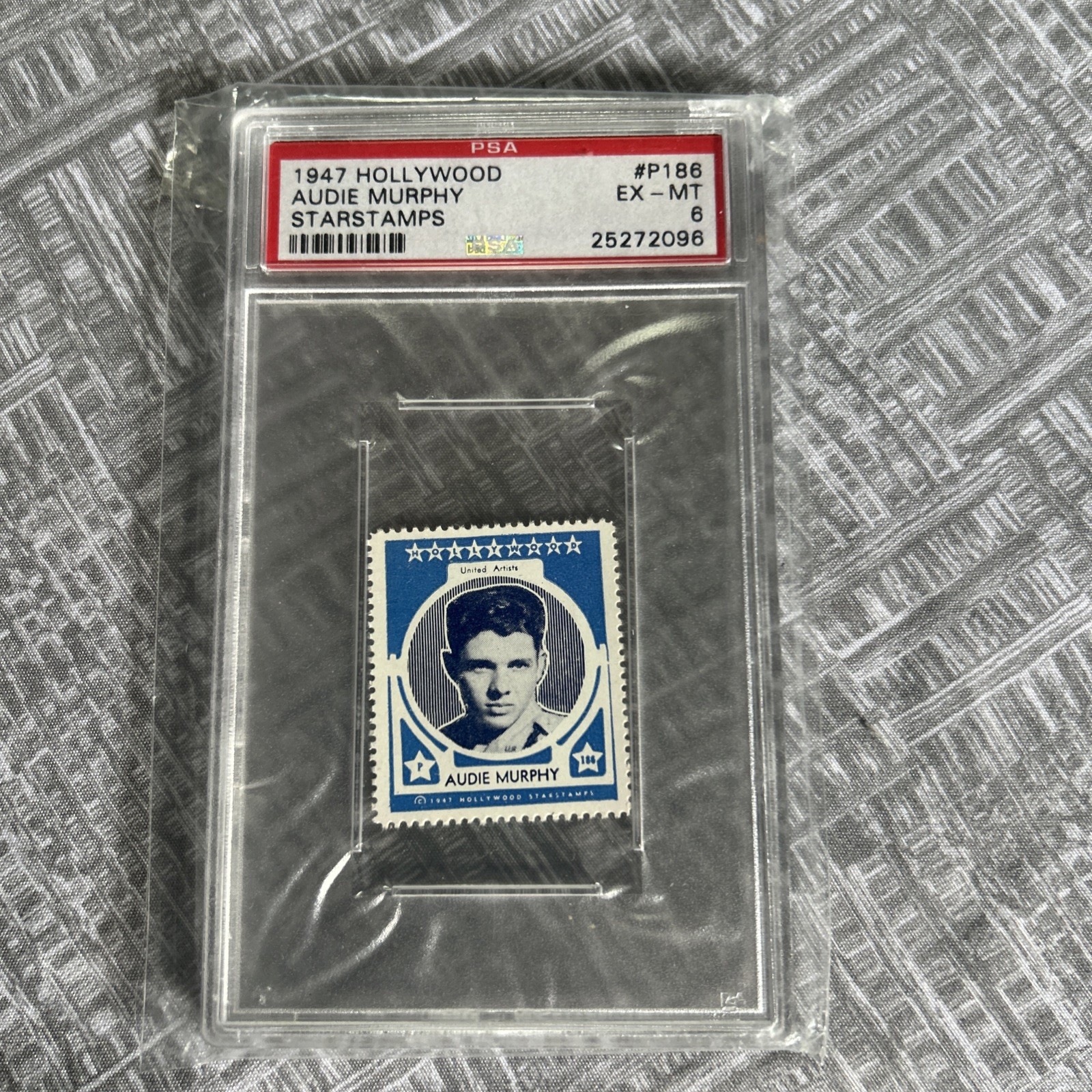 1947 Hollywood Audie Murphy Star stamps EX-MT 1947 Hollywood Audie Murphy Star stamps EX-MT