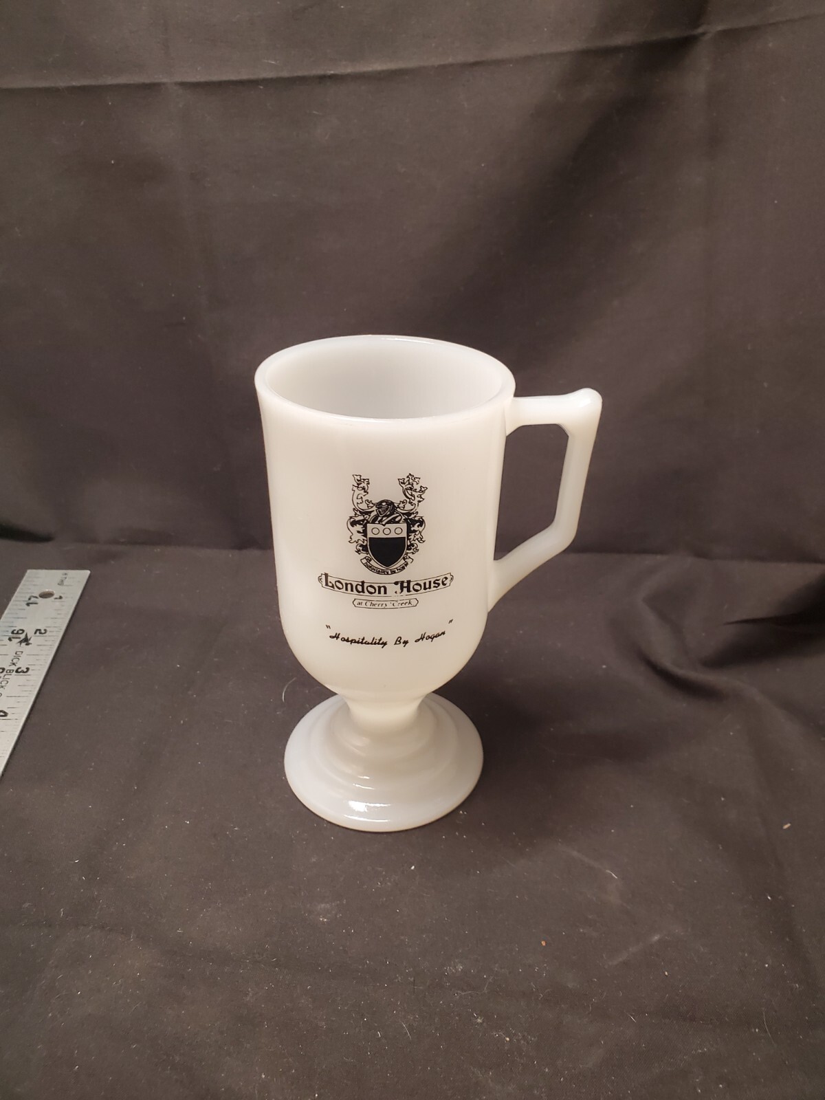 London House at Cherry Creek Vintage Pedestal Coffee Cup Hospitality by Hogan