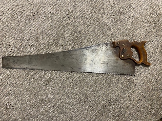 Antique The Simonds Saw No. 8 W Readable Etching
