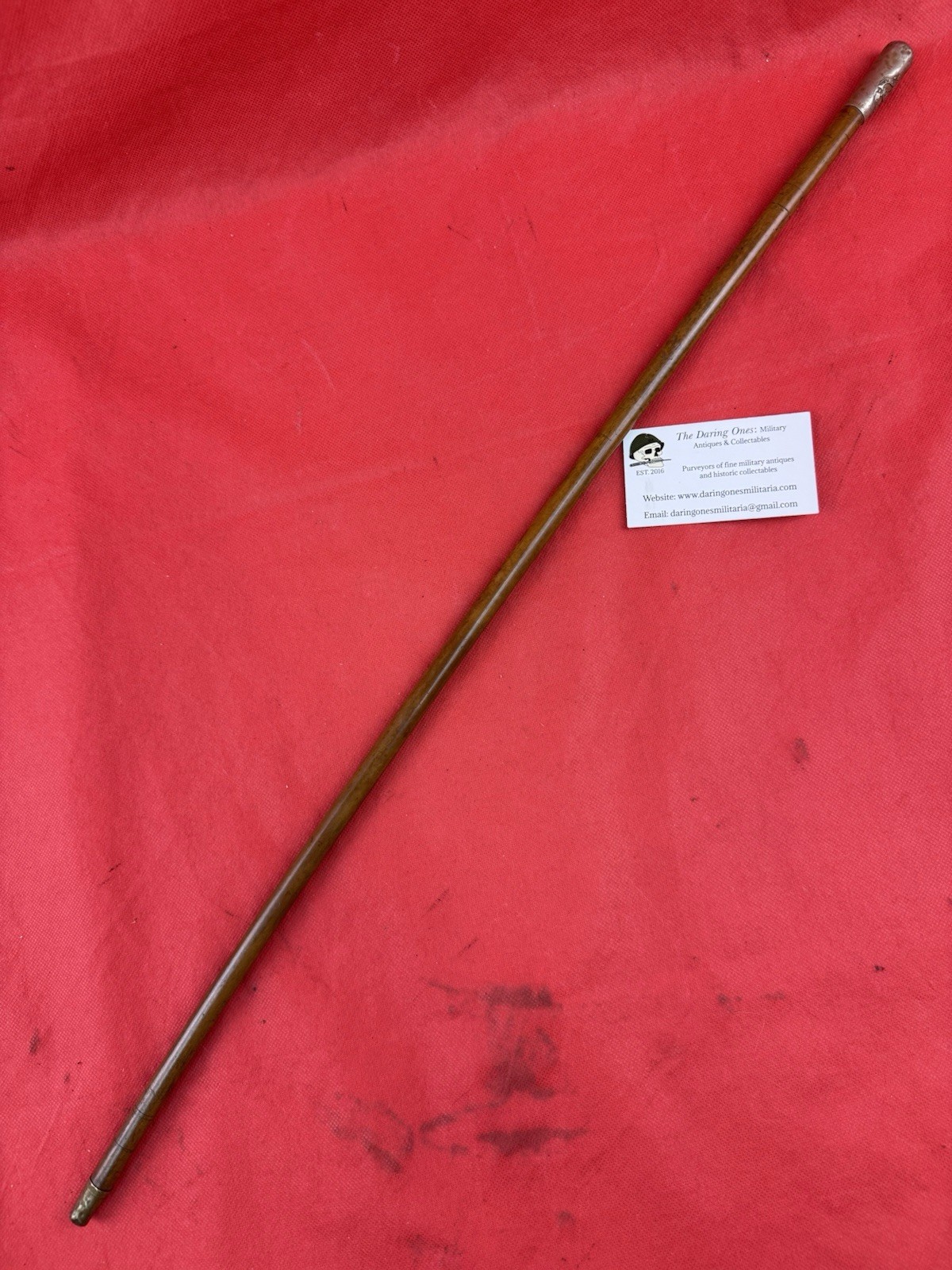 Original WW1 Royal Canadian Artillery Officer’s Swagger Stick 