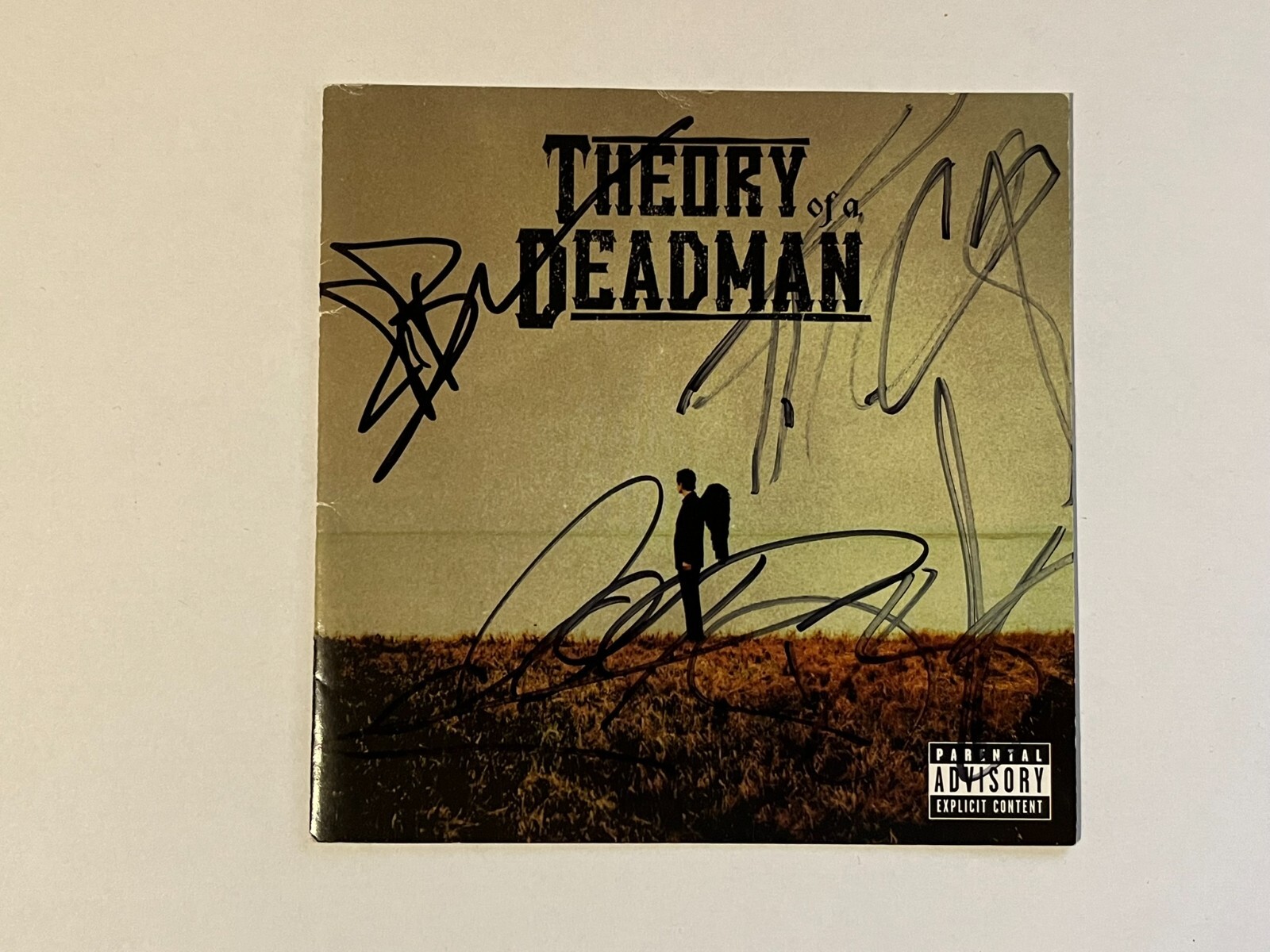 Signed Theory of a Deadman CD Insert Album Orig. Autographed by ALL Alt Rock