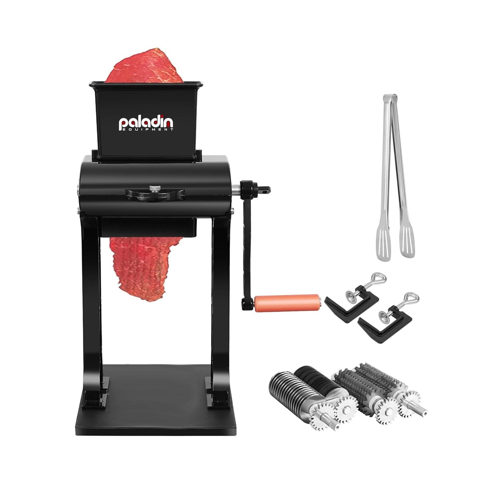 Paladin Equipment Meat Tenderizer Tool Manual Machine beef Jerky Slicer, 2-in... Paladin Equipment Meat Tenderizer Tool Manual Machine beef Jerky Slicer, 2-in...