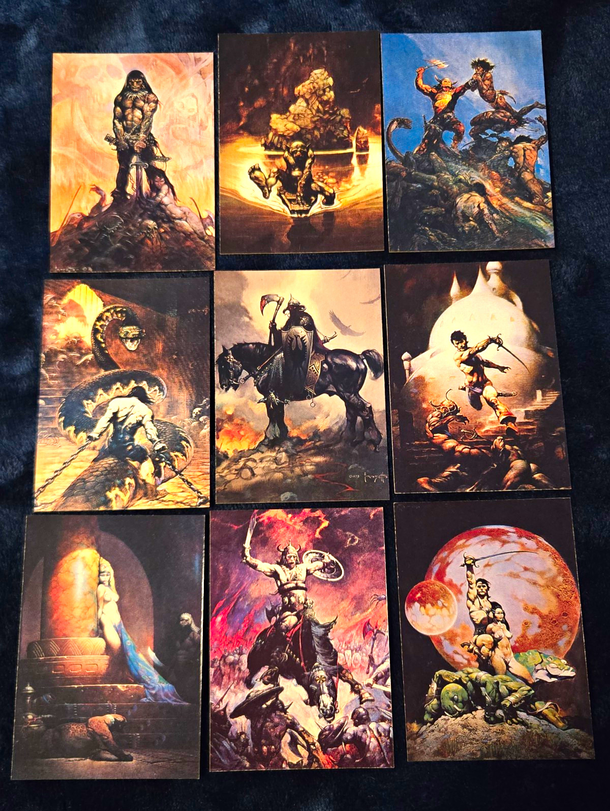 1991 Comic Images Frank Frazetta Complete 90 Card Set Fantasy Art EX/MT 1 Owner