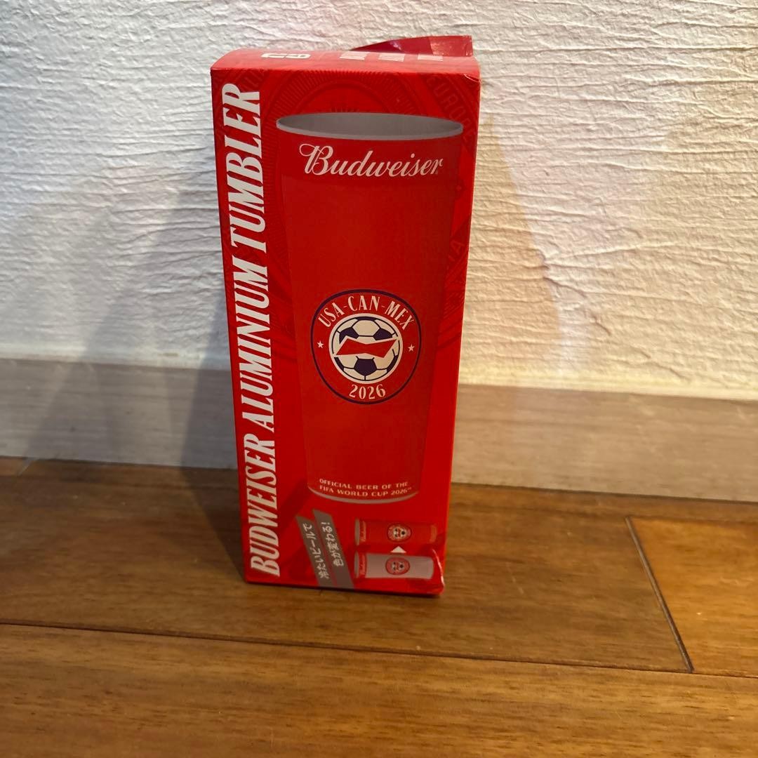 Budweiser FIFA World Cup 2026 Official Aluminum Tumbler Metal Cup Limited Japan