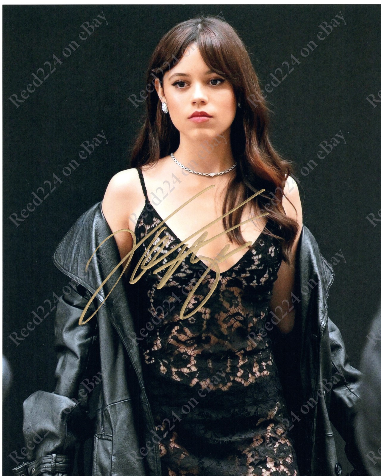 Jenna Ortega Signed 8x10 Photo UACC COA + Date, Location, & Event Details