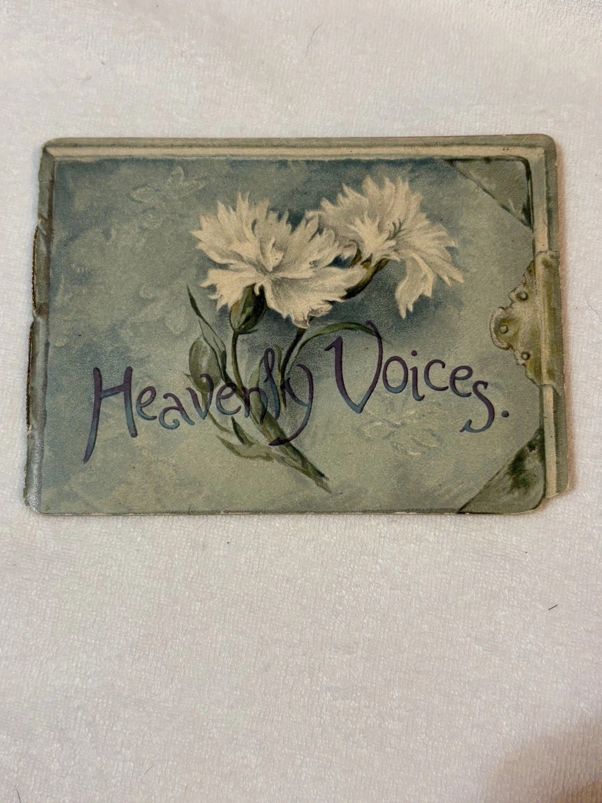 Antique 1890s HEAVENLY VOICES Booklet Ernest Nister EP Dutton Printed Bavaria