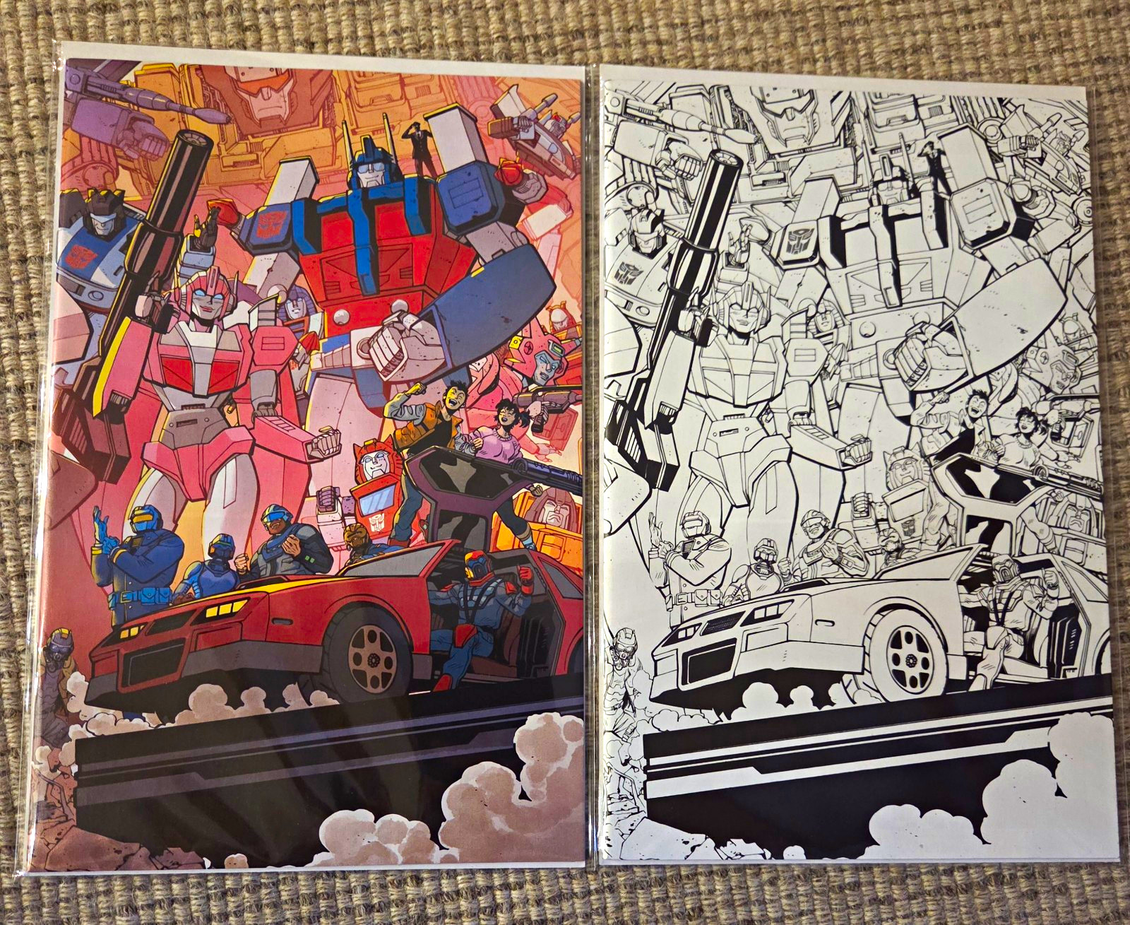 MASK #1 CVR E & F Black And White TOM REILLY & ADRIANO LUCAS Comic 2 Books