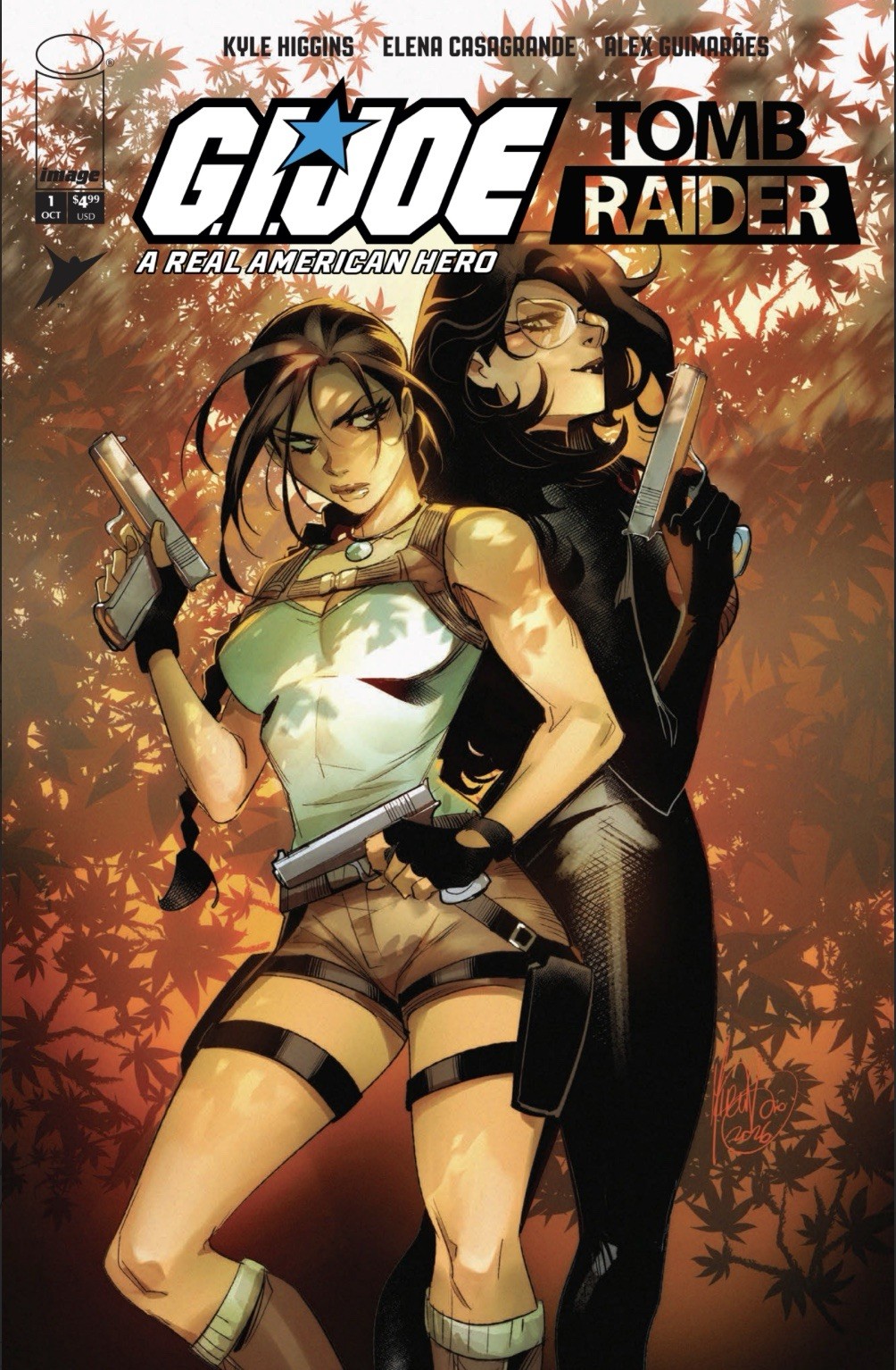 🔥 GI JOE TOMB RAIDER #1 MIRKA ANDOLFO 616 COMICS Trade Dress Variant A LTD 750