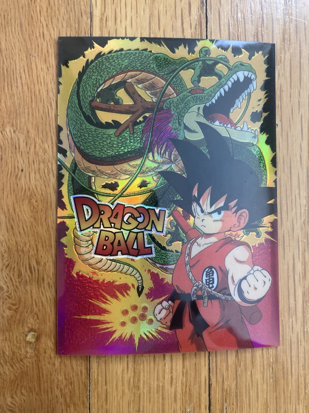 Rare Dragon Ball Card - Chromium promo -1995 FUNimation - Japan Printing