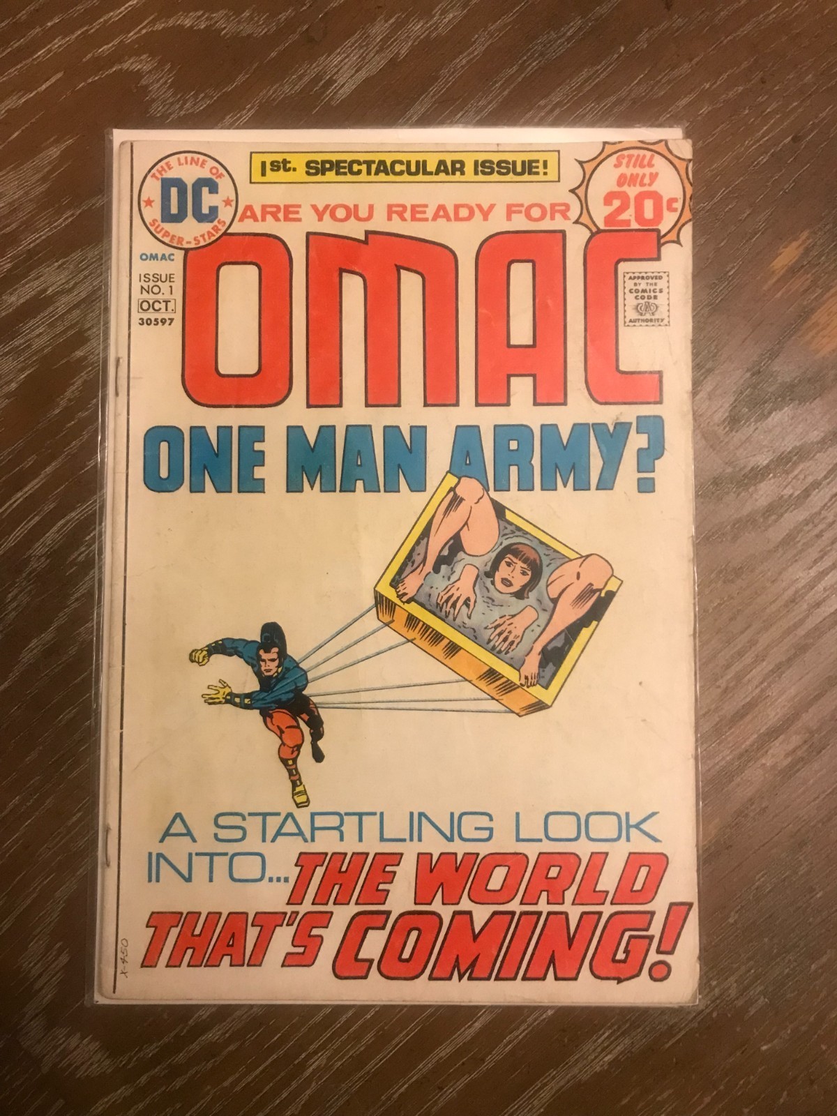 OMAC ISSUE NO. 1 DC 1974 FINE